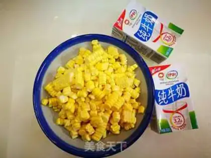 Make Milky corn juice step 0