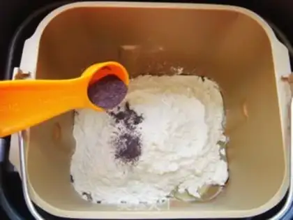 Make Red rose bread step 1