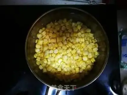 Make Milky corn juice step 1