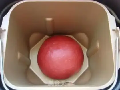 Make Red rose bread step 2