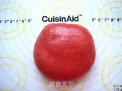 Make Red rose bread step 10