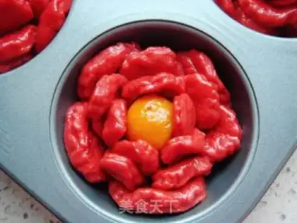 Make Red rose bread step 15