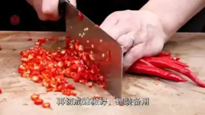 Make Spicy garter step 1