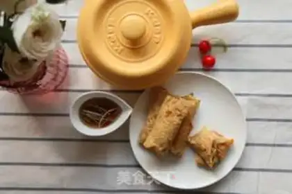 Make Spring rolls step 1