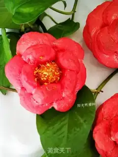 Make Red rose bread step 21