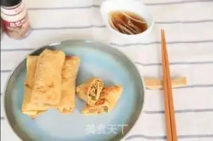 Make Spring rolls step 2