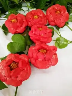 Make Red rose bread step 22
