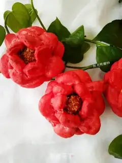 Make Red rose bread step 23