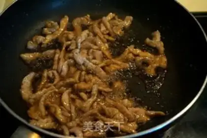 Make Beef garlic tofu step 4