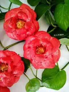 Make Red rose bread step 24