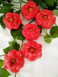Make Red rose bread step 25