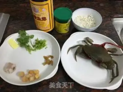 Make Crab congee step 0