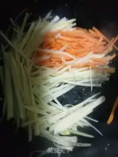 Make Double potato silk step 1