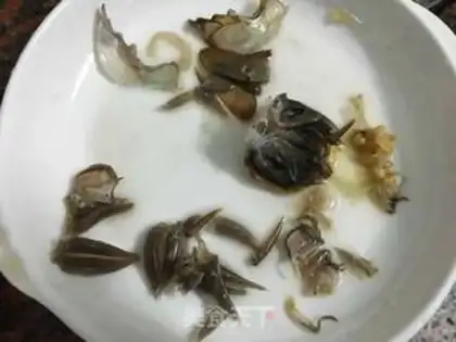 Make Crab congee step 3