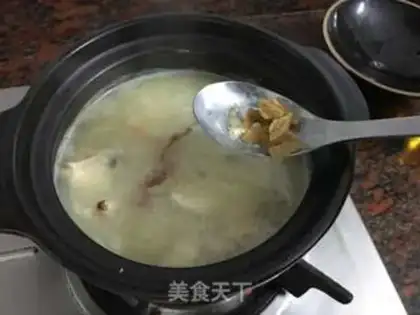 Make Crab congee step 7