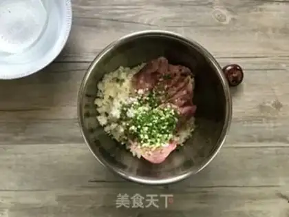 Make Fried rice meatballs step 2