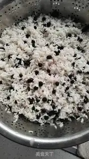 Make Black bean rice step 1