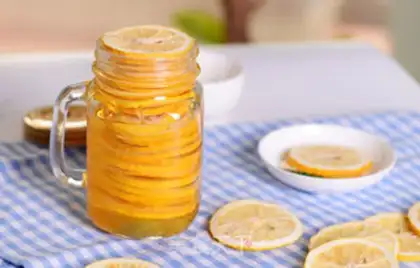 Make Honey lemon tea step 4
