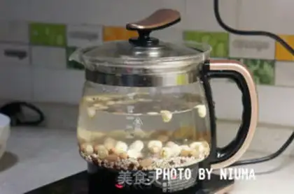 Make Lotus rice sugar step 2