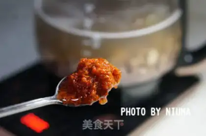 Make Lotus rice sugar step 3