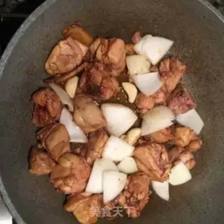 Make Xinjiang chicken step 3