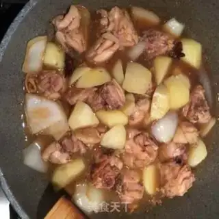 Make Xinjiang chicken step 4