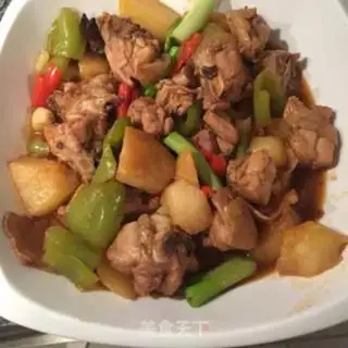 Make Xinjiang chicken step 6