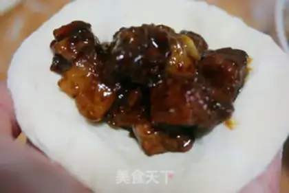 Make A meat bun step 8