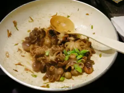 Make Ginger onion octopus step 3