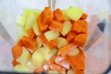 Make Carrot yogurt step 1