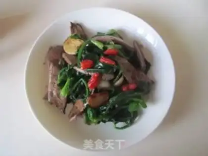 Make Pork and spinach step 7