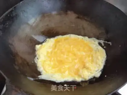 Make A spinach egg fan step 3
