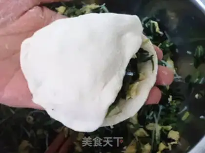 Make A spinach egg fan step 8