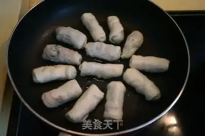 Make Spring rolls step 15