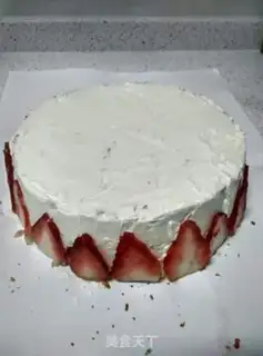 Make Eight-inch birthday cake step 5