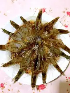 Make Garlic back shrimp step 5