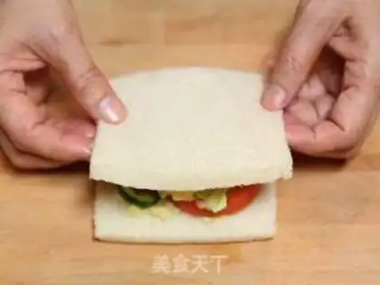 Make Egg bacon salad sandwich step 12
