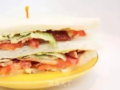Make Egg bacon salad sandwich step 13