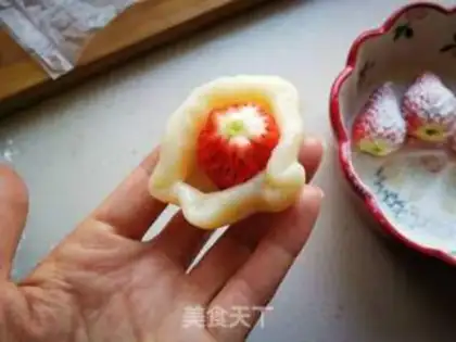 Make Strawberry Dafu step 7