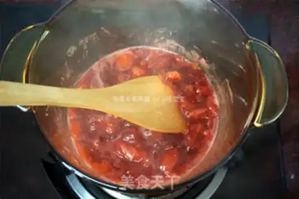 Make Banana strawberry jam step 9