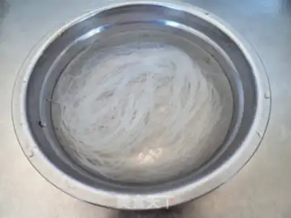 Make A spinach fried fan step 1