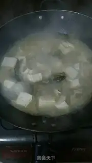 Make Tofu soup step 4
