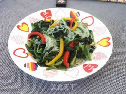 Make A spinach fried fan step 10