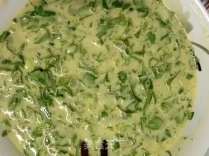 Make Celery eggs step 6