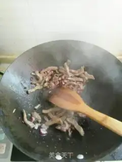 Make Cow Willow fried Dutch beans step 3