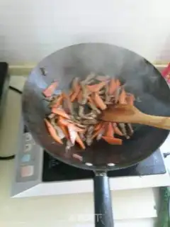 Make Cow Willow fried Dutch beans step 4
