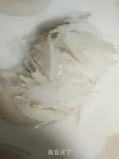 Make Bacon radish pancakes step 1