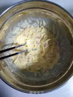 Make Bacon radish pancakes step 4