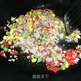 Make The rice eggs step 2