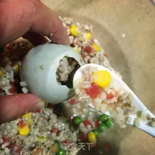 Make The rice eggs step 5